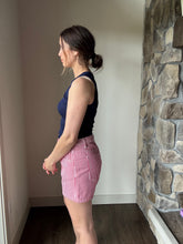 Load image into Gallery viewer, red+white stripe shorts