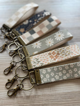 Load image into Gallery viewer, canvas wristlet keychain | 6 styles