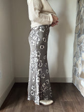Load image into Gallery viewer, silky stone floral maxi skirt