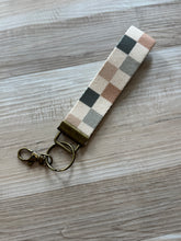 Load image into Gallery viewer, canvas wristlet keychain | 6 styles