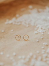 Load image into Gallery viewer, hello adorn eclipse stud earrings | gold + silver