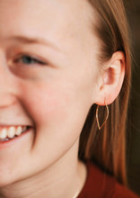 Load image into Gallery viewer, hello adorn mini petal earrings | 14kt gold fill + sterling silver