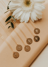 Load image into Gallery viewer, hello adorn raising wildflowers necklace 20" chain | gold + silver