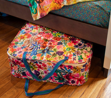 Load image into Gallery viewer, natural life happy XL zip tote bag