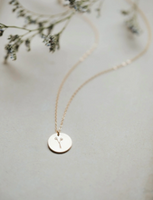 Load image into Gallery viewer, hello adorn raising wildflowers necklace 20" chain | gold + silver