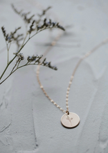 Load image into Gallery viewer, hello adorn raising wildflowers necklace 20" chain | gold + silver