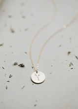 Load image into Gallery viewer, hello adorn raising wildflowers necklace 20" chain | gold + silver