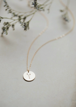 Load image into Gallery viewer, hello adorn raising wildflowers necklace 20" chain | gold + silver
