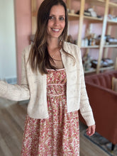 Load image into Gallery viewer, lucille checkered texture cardigan