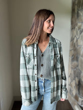 Load image into Gallery viewer, forest mineral wash button vest