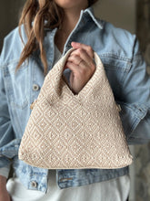 Load image into Gallery viewer, woven diamond hobo bag | 3 colors