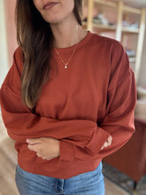 Load image into Gallery viewer, scout rust scuba sweatshirt