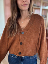 Load image into Gallery viewer, copper confetti cardigan