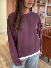 Load image into Gallery viewer, plum layered pullover