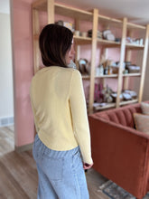 Load image into Gallery viewer, lemon soft button cardigan