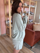 Load image into Gallery viewer, sage soft vintage oversized pullover