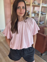 Load image into Gallery viewer, pink petal soft bubble top