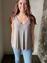 Load image into Gallery viewer, flowy ribbed v-neck tank | 6 colors