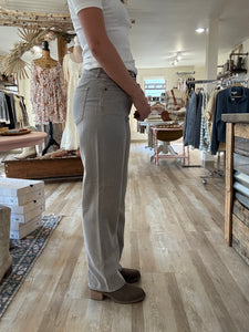 hidden grey high rise wide straight pants