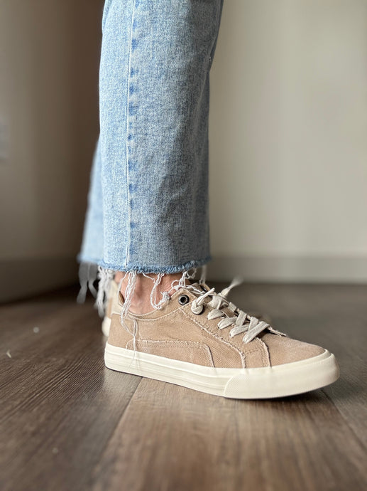 blowfish khaki slip-on sneakers