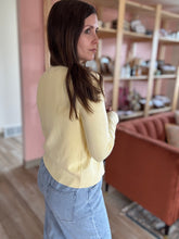 Load image into Gallery viewer, lemon soft button cardigan