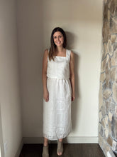 Load image into Gallery viewer, white eyelet midi skirt