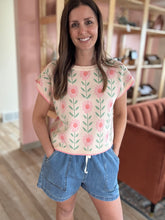 Load image into Gallery viewer, soft pink floral top