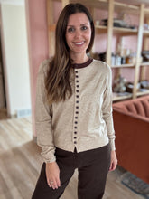 Load image into Gallery viewer, lana hazelnut button cardi