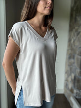 Load image into Gallery viewer, stone modal favorite v-neck top
