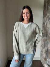 Load image into Gallery viewer, sage soft thermal pullover