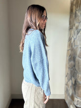 Load image into Gallery viewer, ultra soft blue button cardigan