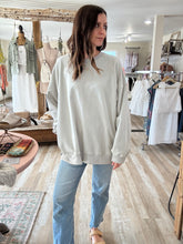 Load image into Gallery viewer, sage french terry weekend pullover