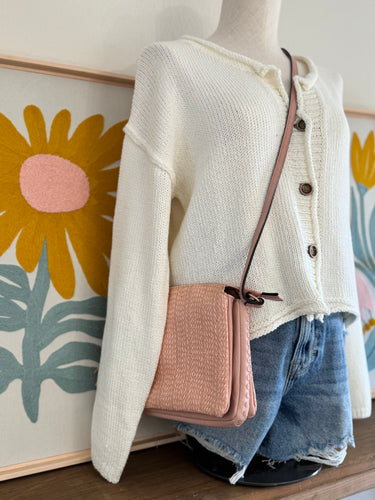 crossbody bag with tassel detail | 2 colors