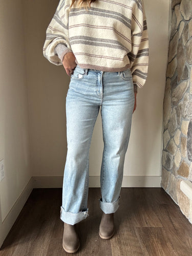 hidden light vintage classic straight stretch jean