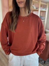 Load image into Gallery viewer, scout rust scuba sweatshirt