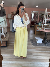 Load image into Gallery viewer, cream mixed polka dot gauze button down