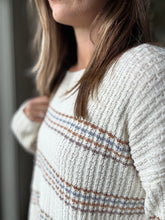 Load image into Gallery viewer, oversized boyfriend stripe sweater