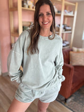 Load image into Gallery viewer, sage soft vintage oversized pullover