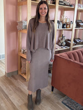 Load image into Gallery viewer, day to night mocha ribbed top