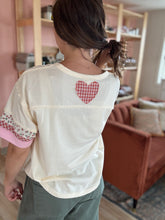 Load image into Gallery viewer, countryside gingham mix tee
