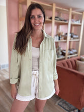 Load image into Gallery viewer, serene sage soft button up
