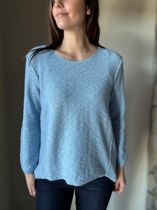 sky classic cotton scoop sweater