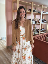 Load image into Gallery viewer, caramel drizzle cardi