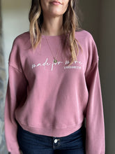 Load image into Gallery viewer, made for more mauve mid sweatshirt