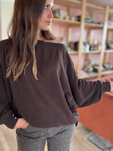 Load image into Gallery viewer, no sunday scaries espresso oversized pullover