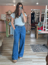 Load image into Gallery viewer, lainey drawstring wide leg denim
