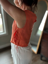 Load image into Gallery viewer, orange g’day layered top