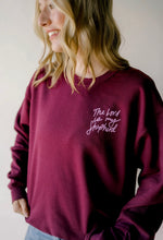 Load image into Gallery viewer, the Lord is my shepherd maroon pullover