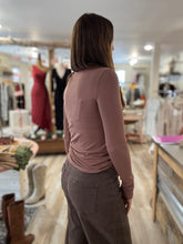 Load image into Gallery viewer, dusty rose long sleeve tee