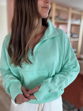 Load image into Gallery viewer, andes quarter zip sweatshirt